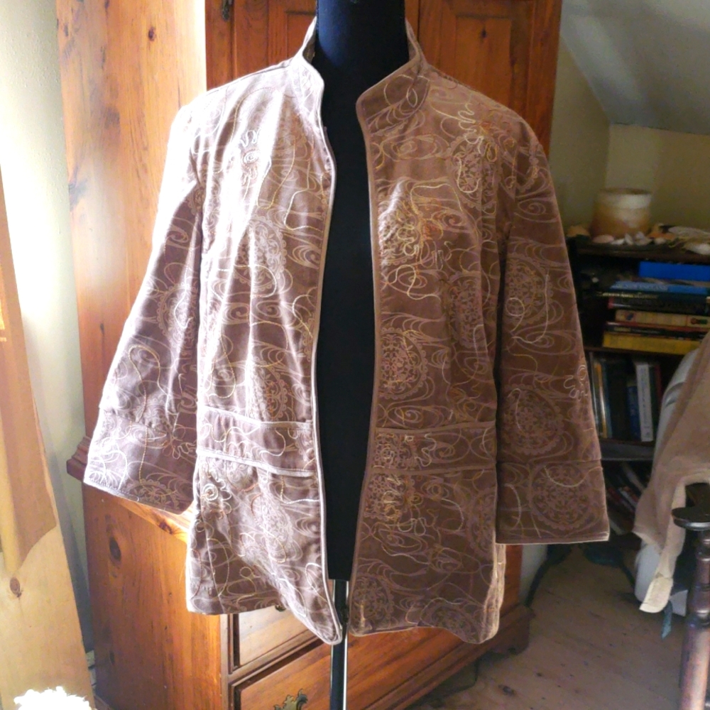 Jacket with embellished details